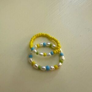 madewell • beaded rings